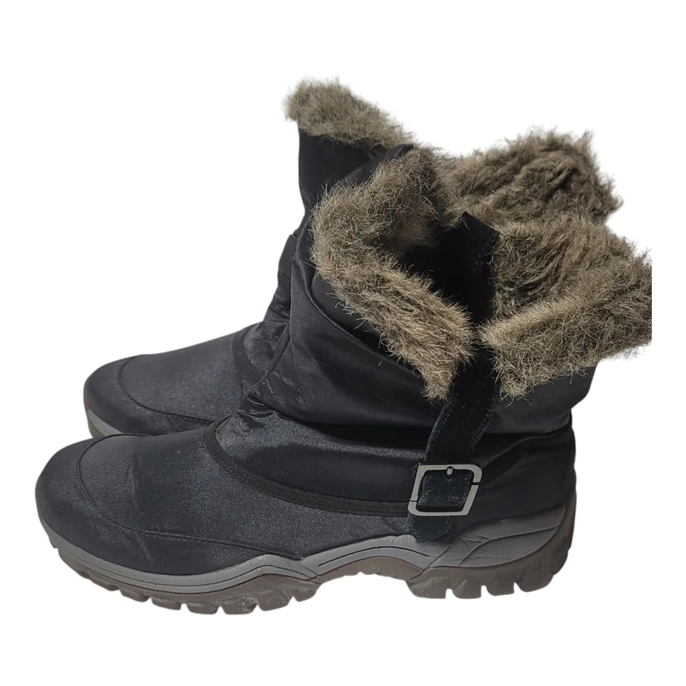 Rockport Boots Womens Size 10‎ Black Waterproof B11